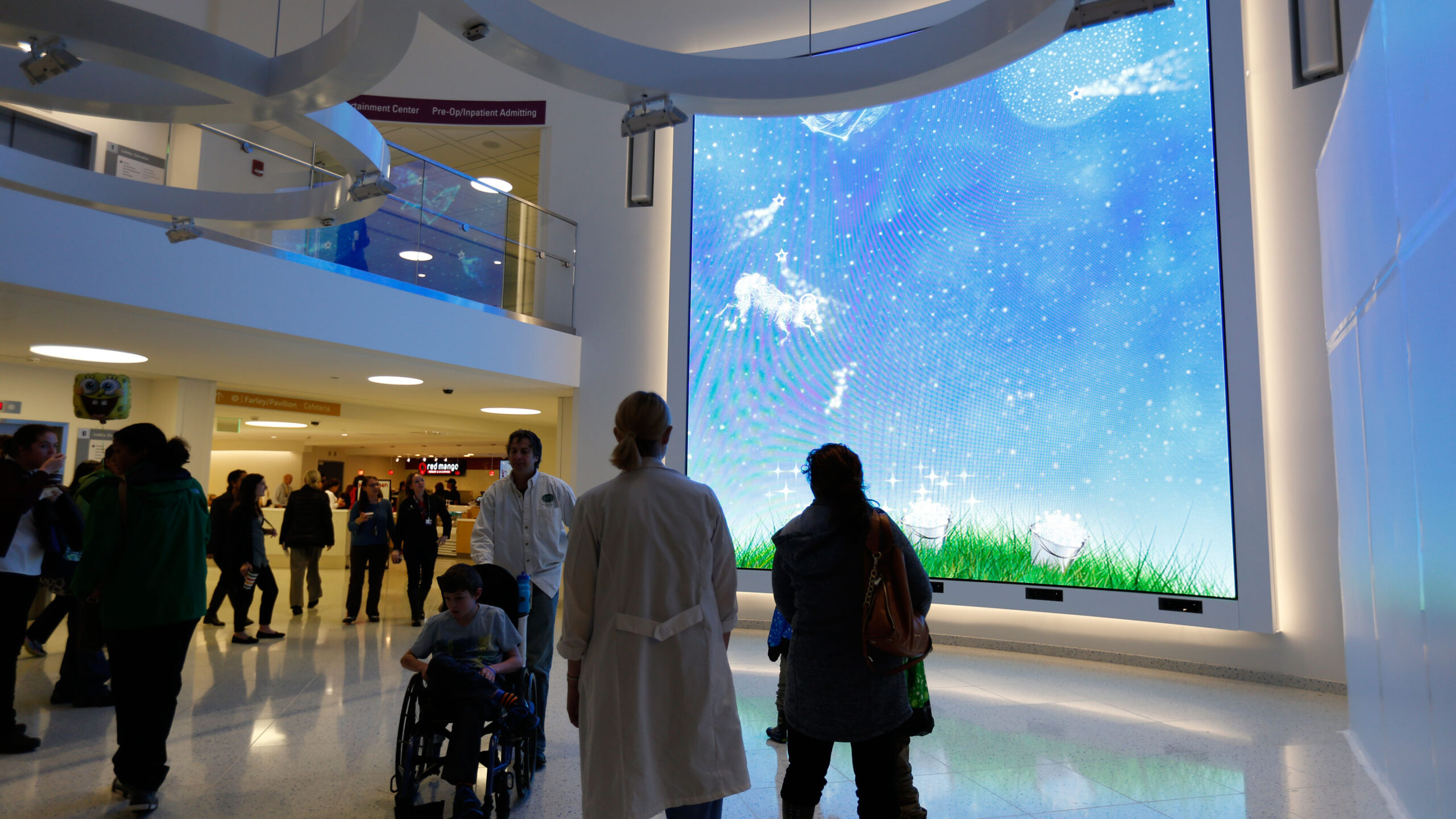 Interactive Media Wall: Boston Children’s Hospital